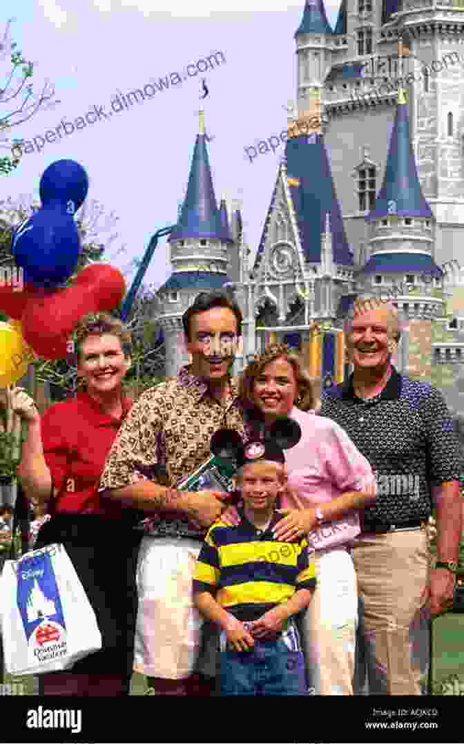 A Multi Generational Family Posing In Front Of Cinderella Castle At Walt Disney World. Growing Up Disney: Two Generations Of Working At Walt Disney World