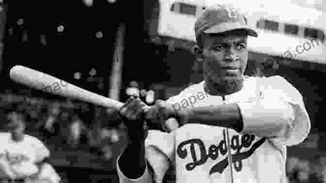 Jackie Robinson At Bat, Breaking The Color Line In Major League Baseball That S Not Hay In My Hair