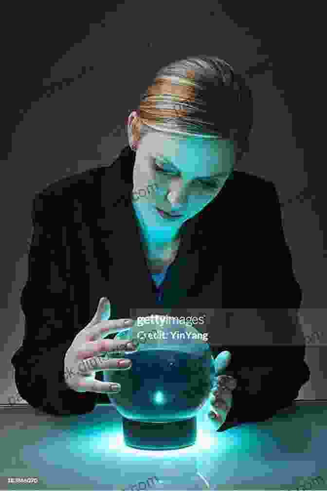 Remote Viewing Image, Showing A Person Looking Into A Crystal Ball Science Remote Viewing And ESP